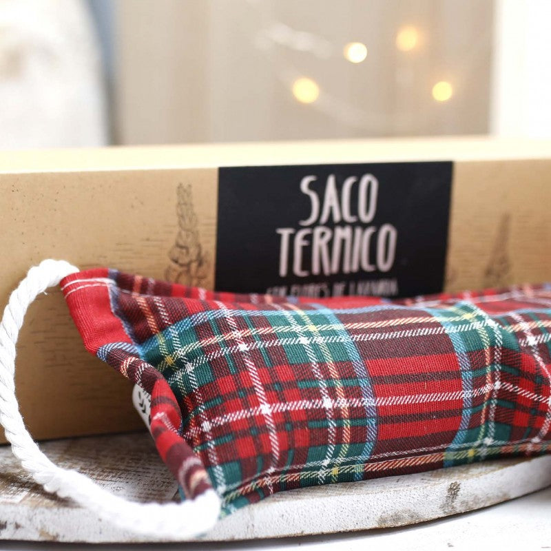 SACO TÉRMICO CON SEMILLAS DE LAVANDA Y TRIGO