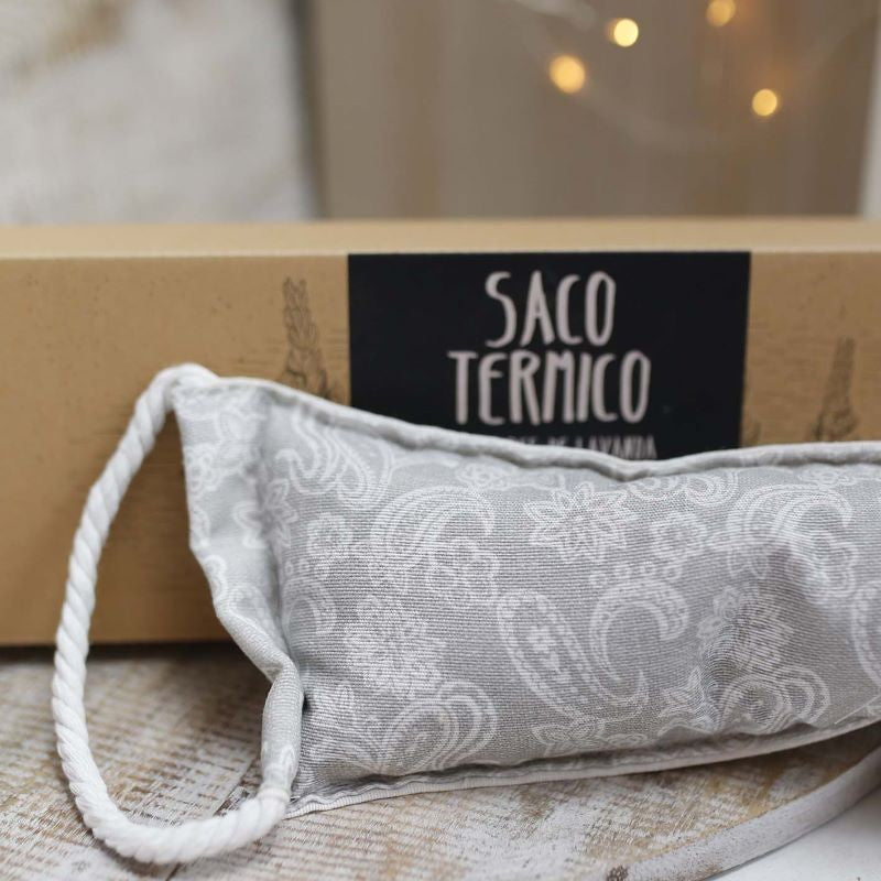SACO TÉRMICO CON SEMILLAS DE LAVANDA Y TRIGO