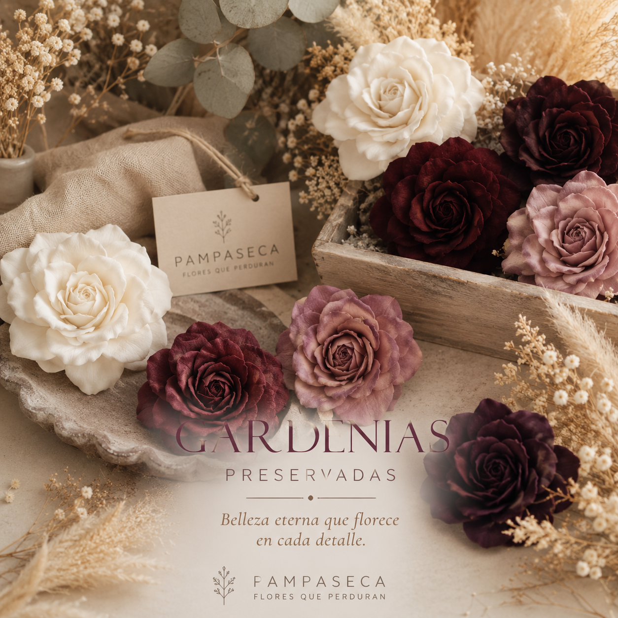 Gardenias Preservadas