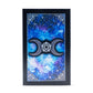 Cartas de tarot azules · Cara de luna con folleto
