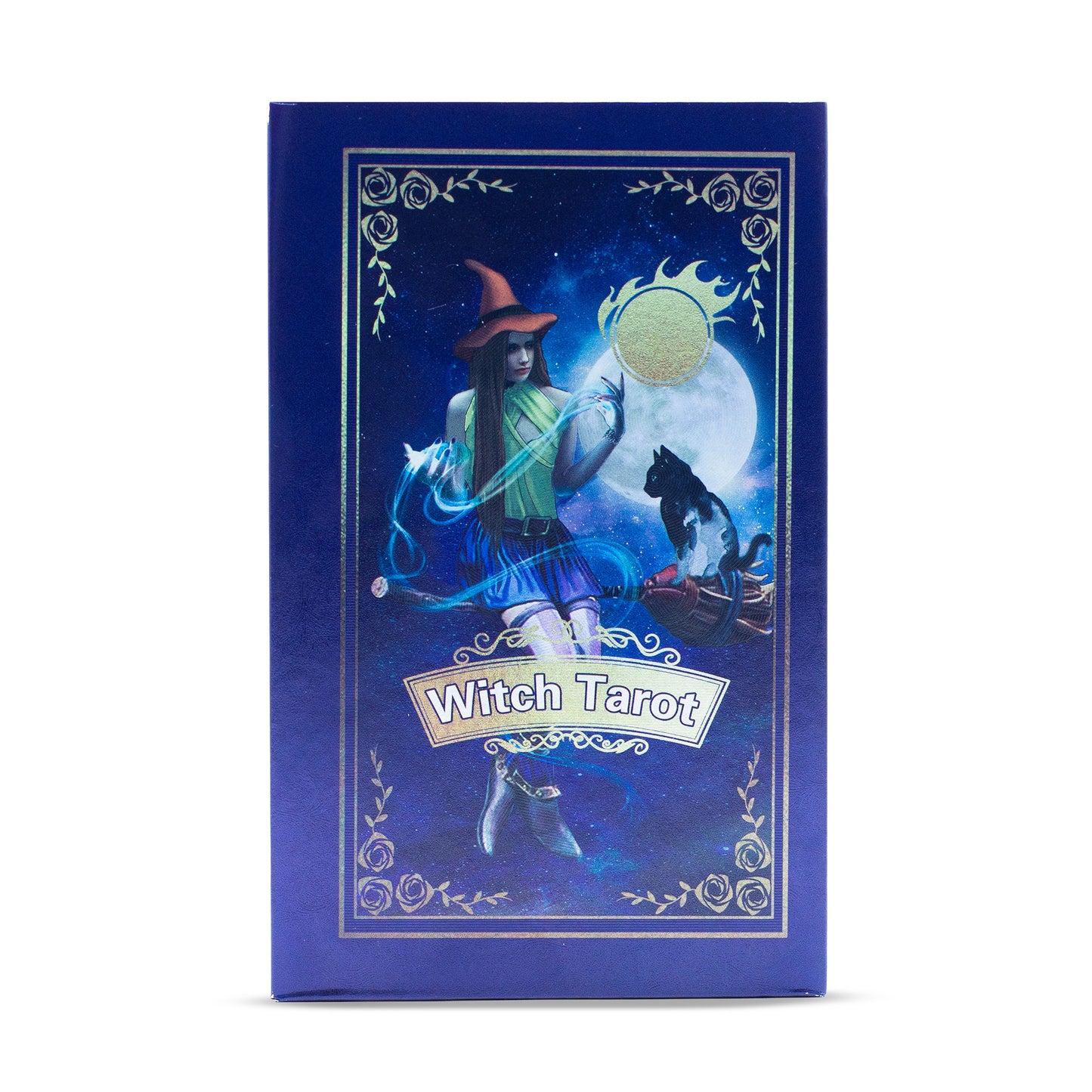 Cartas de tarot moradas · Tarot de la bruja con folleto