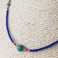 Collar Nepalés de Gemas Extra Finas - Ónix Azul y Árbol de la Vida