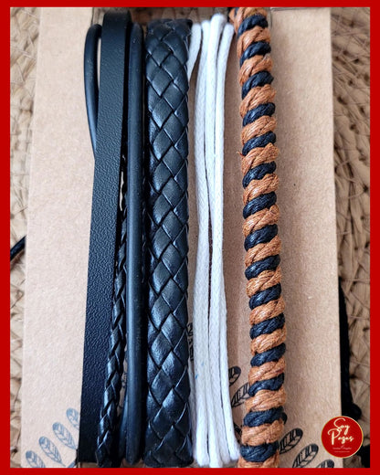 Pulseras de Hombre en set x 5 unidades - Metal Y Cuero