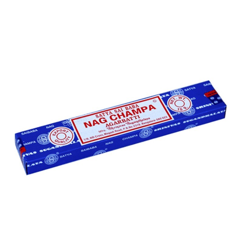 OFERTA NAG CHAMPA INCIENSO  POR MAYOR 20 OFF  PRECIO FINAL(0,86€)