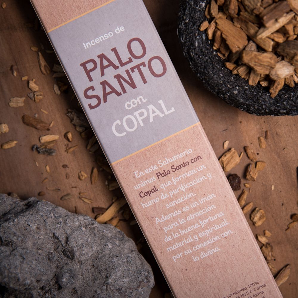 INCIENSO DE PALO SANTO NATURAL- COPAL