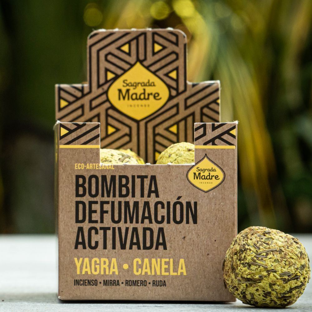 BOMBITA DE DEFUMACIÓN YAGRA Y CANELA X 8 U