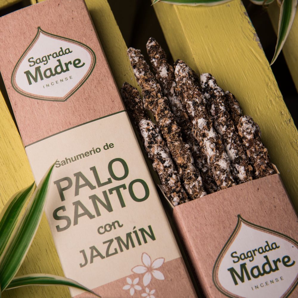 INCIENSO DE PALO SANTO NATURAL- JAZMÍN