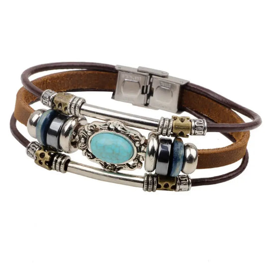 PULSERA BOHEMIA CUERO UNISEX