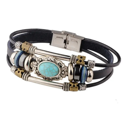 PULSERA BOHEMIA CUERO UNISEX
