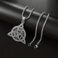 Colgante De Nudo de Bruja Vikinga - Collar Gótico De Acero Inoxidable
