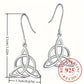 PENDIENTES NUDO DE BRUJA PLATA 925