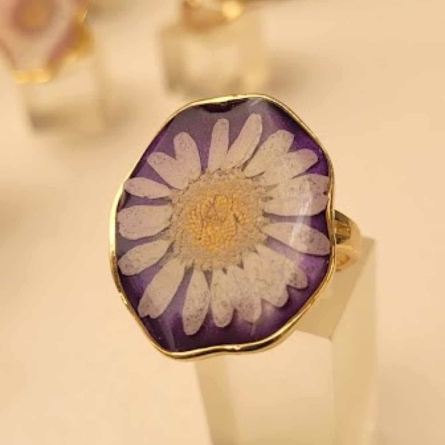 ANILLO DE DISEÑO FLORAL BY MELINA MARTIN