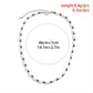 COLLAR DE CUENTAS DE CRISTAL