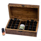 CAJA DE AROMATERAPIA DE MADERA CAPACIDAD PARA 24+1 UNIDADES