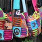 Bolsos Étnicos Estilo Hippie - Púrpura / espiral