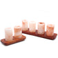 JUEGO DE VASOS DE CHUPITO DE SAL DE HIMALAYA