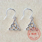 PENDIENTES NUDO DE BRUJA PLATA 925