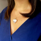 COLGANTE DE SELENITA CORAZÓN