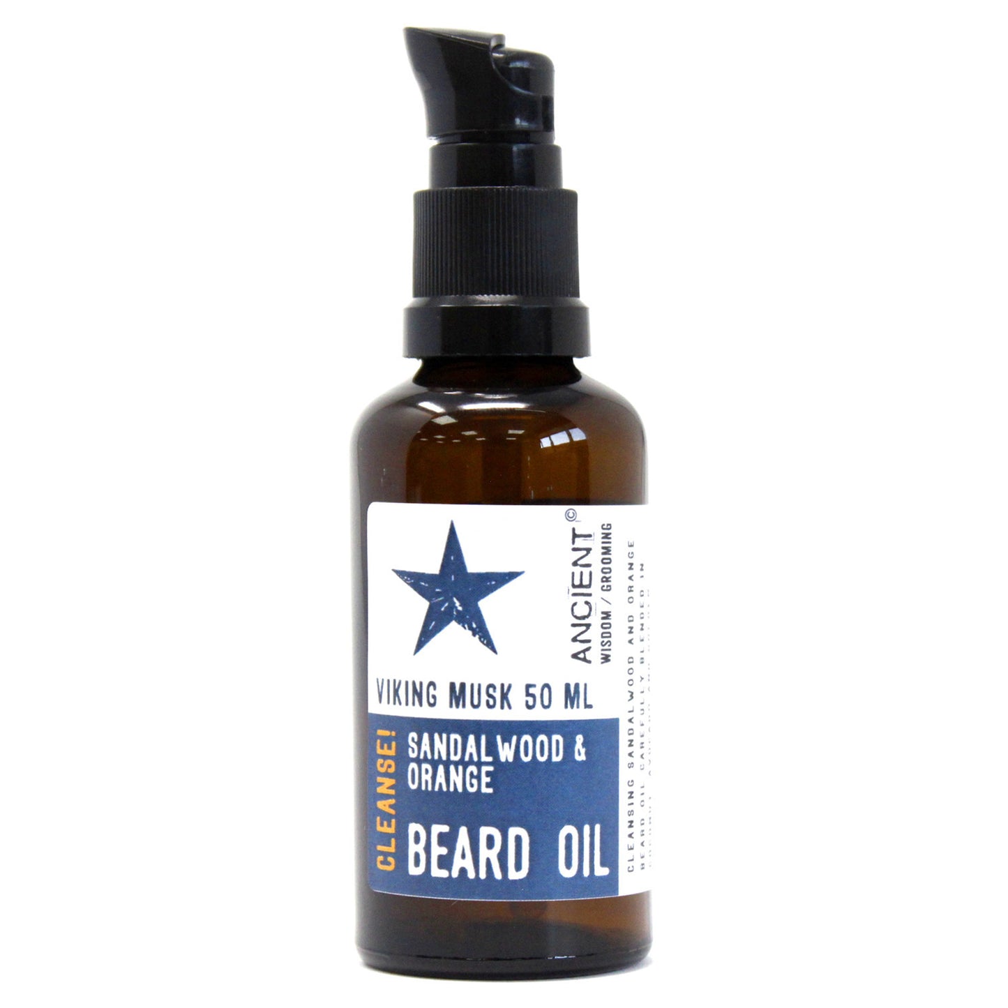 ACEITE PARA LA BARBA VIKING MUSK- LIMPIA