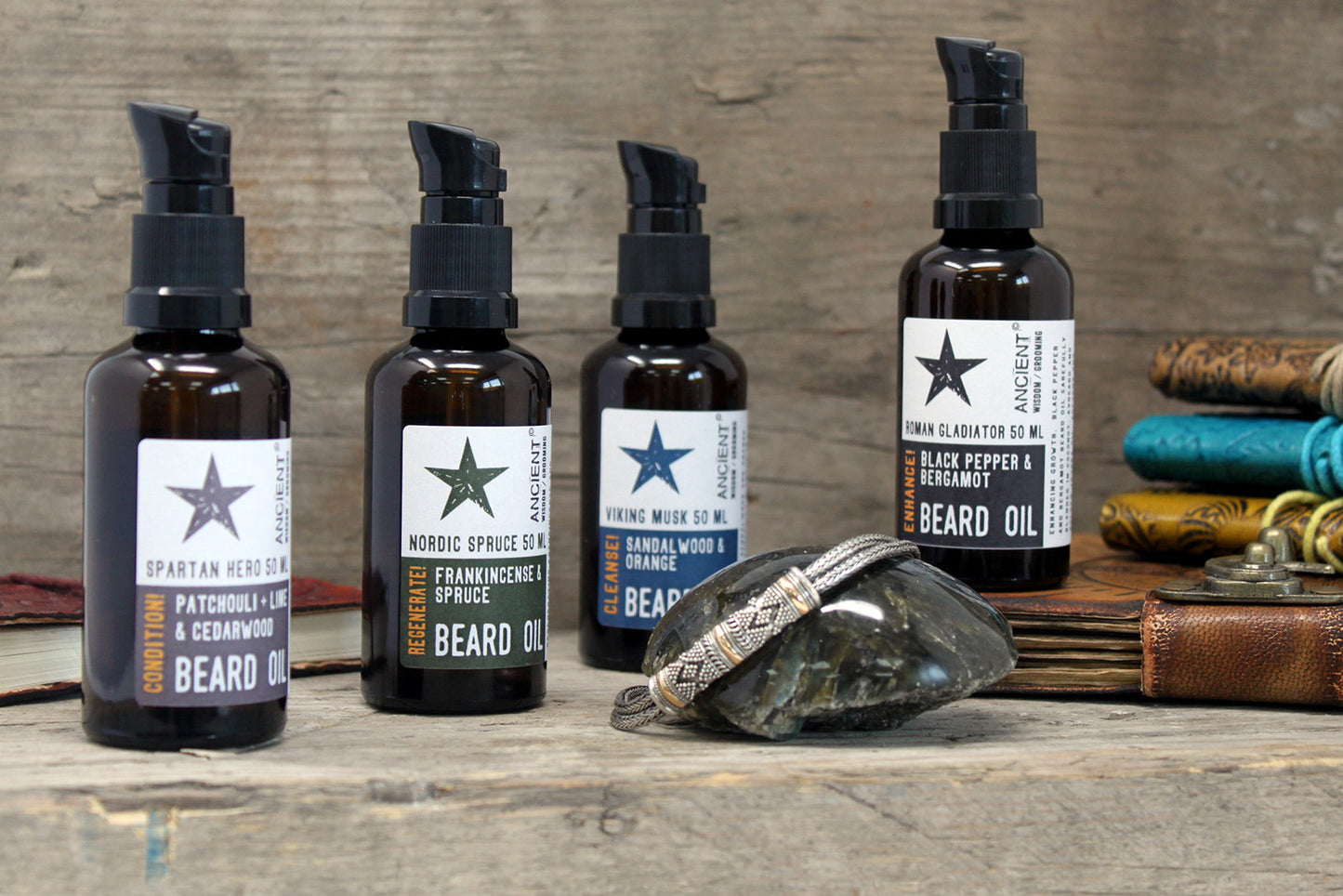 ACEITE PARA LA BARBA VIKING MUSK- LIMPIA