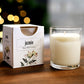 VELAS AROMÁTICAS SATINADA VASO - CANELA Y NARANJA