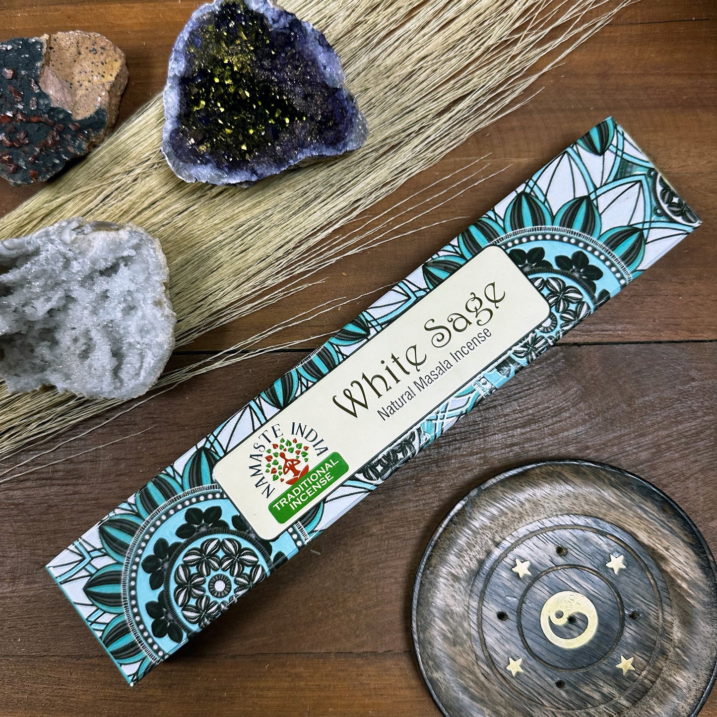 INCIENSO NAMASTE MANDALA MASALA- SALVIA BLANCA