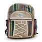 Mochila pequeña de cáñamo - Estilo cuerda y bolsillos