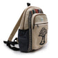 Mochila Pequeña de Cáñamo - Diseño Árbol de Bohdi
