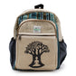 Mochila Pequeña de Cáñamo - Diseño Árbol de Bohdi