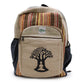 Mochila Grande de Cáñamo - Diseño Árbol de Bohdi