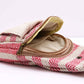 BOLSO BANDOLERA ALGODÓN NATURAL  NATURAL Y ROSA