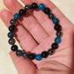 Pulsera de piedras naturales triple protección hematita-ojo de tigre azul-obsidian