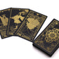 Juego de cartas del tarot con lámina de oro y libro · Caja regalo