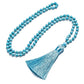 COLLAR MALA DE 108 CUENTAS TURQUESA 6MM