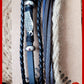 Pulseras de Hombre en set x 5 unidades - Metal Y Cuero