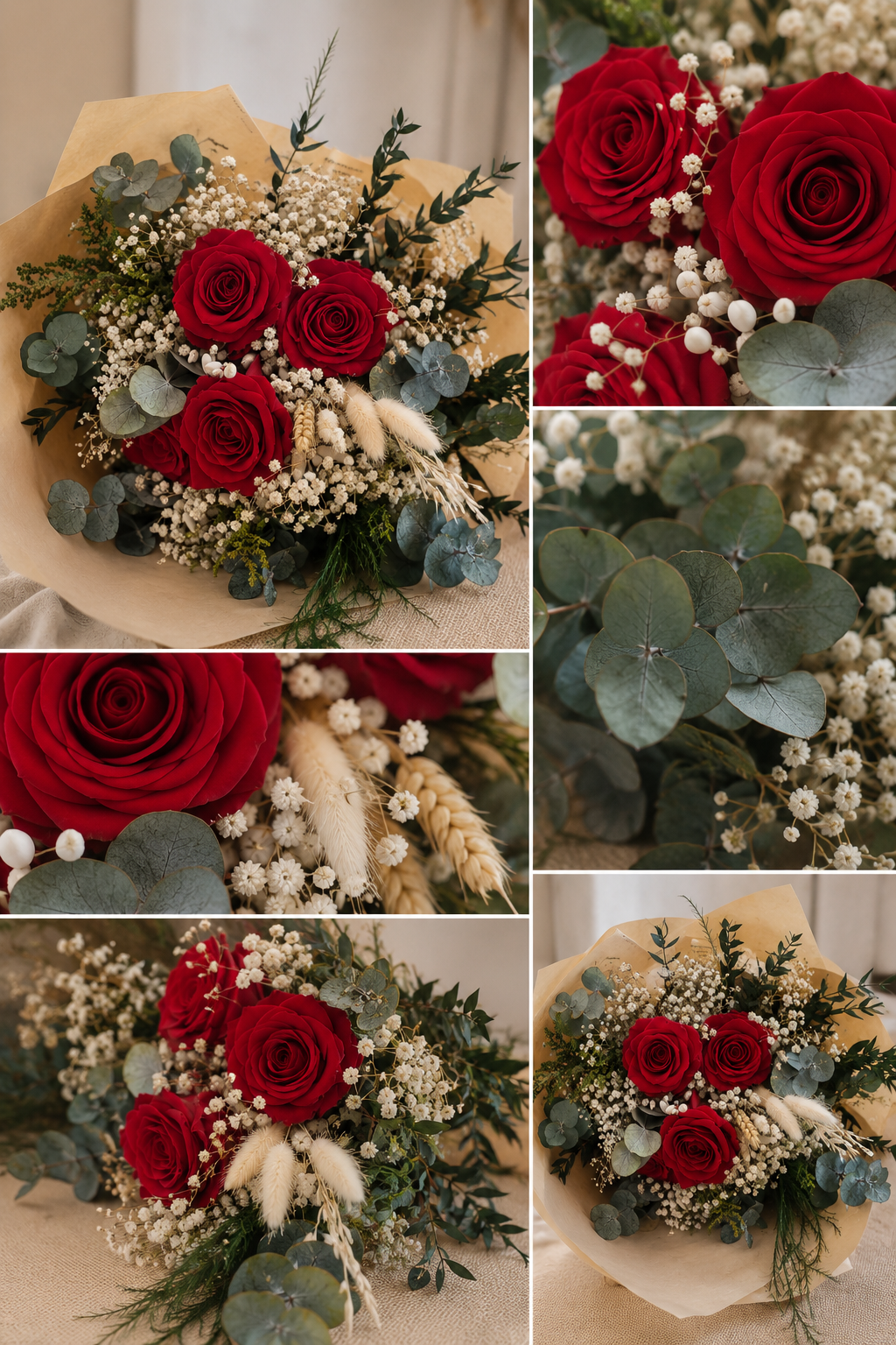 Ramo de Rosas Rojas Preservadas Premium