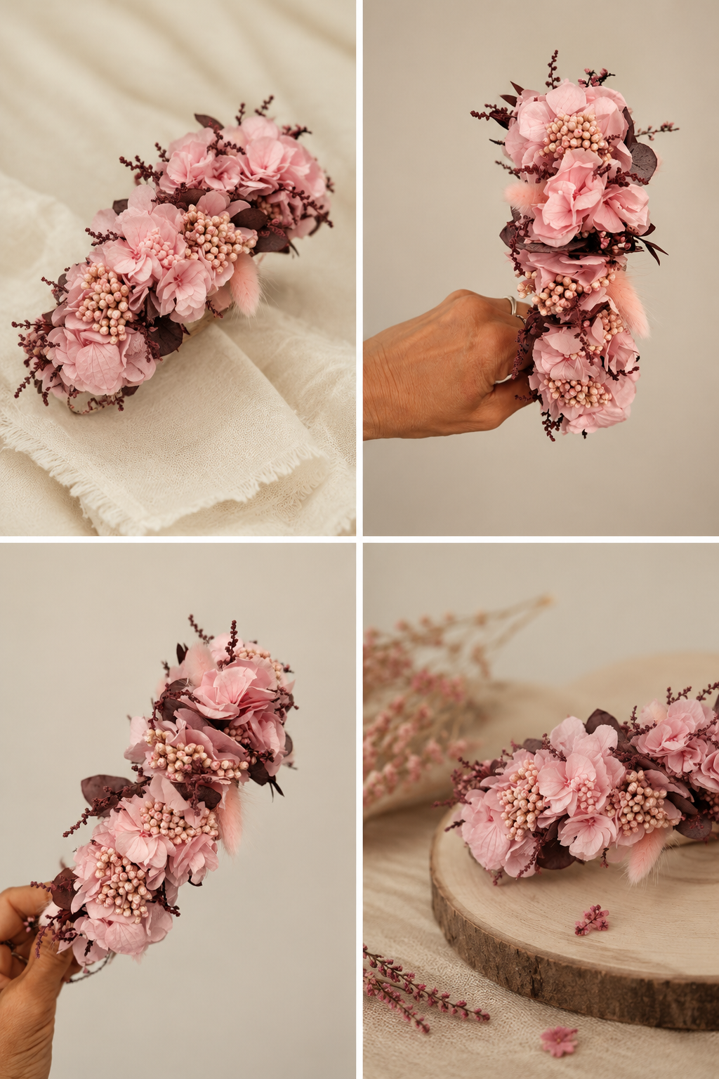 Corona floral Olivia