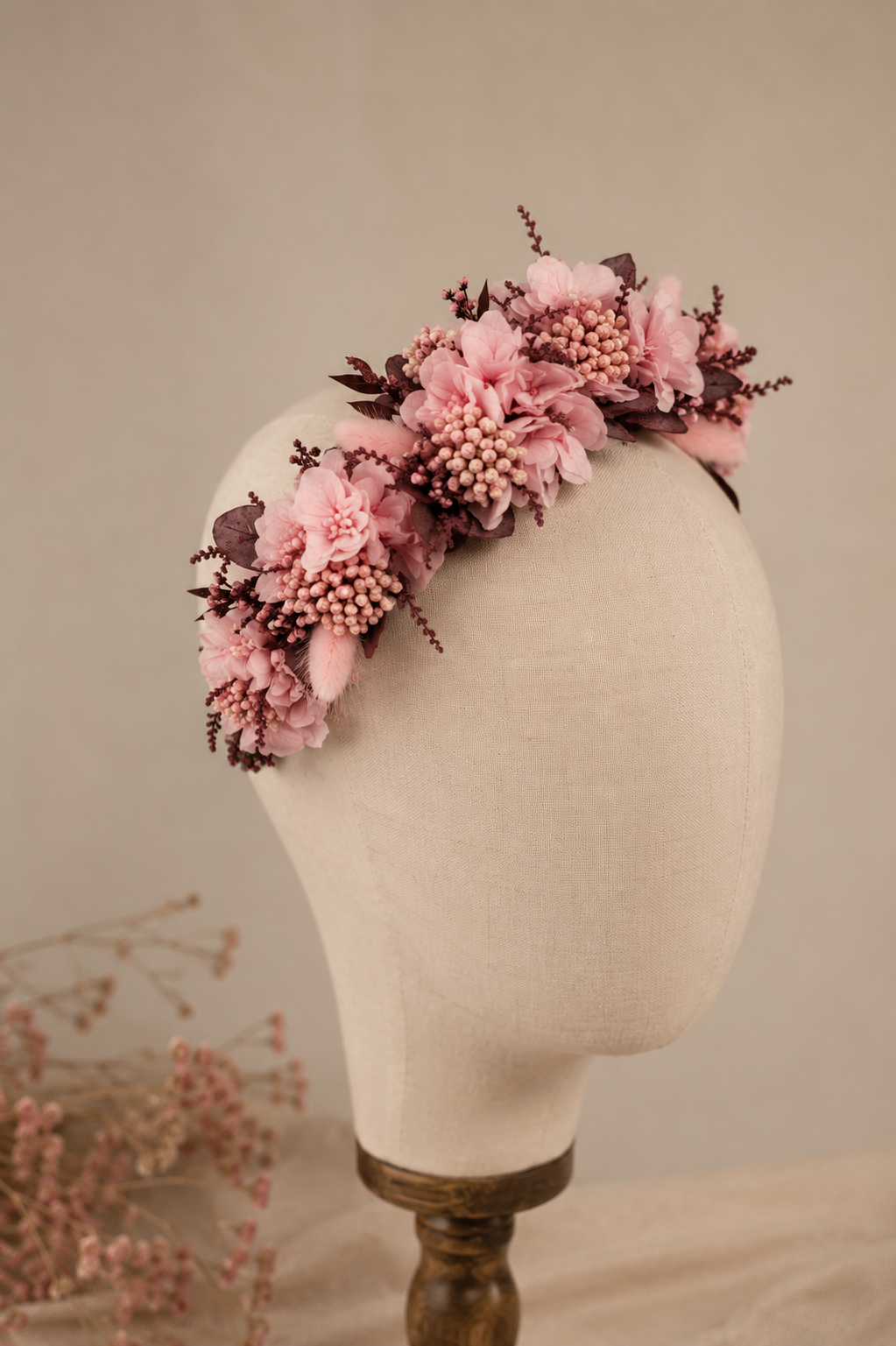 Corona floral Olivia