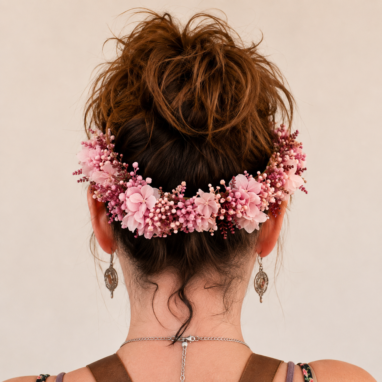 Corona floral Olivia