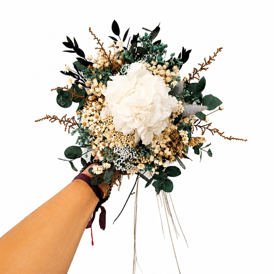 Ramo de novia preservado -Bianca