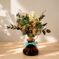 Mini Bouquet de Boda Ámbar-Centros de mesa con flores preservadas