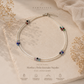 Collar Doble - Howlita y Perlas facetadas Nepalí Fino (42 cm)