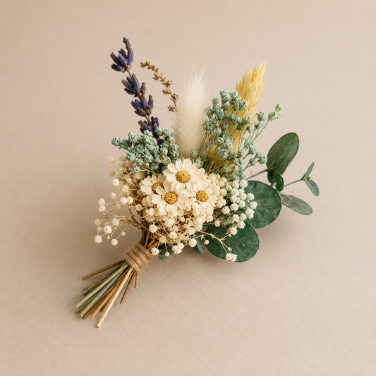 PRENDIDO FLORAL PRESERVADO / BOUTONNIÈRE CAMPESTRE