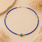 Collar Nepalés de Gemas Extra Finas - Ónix Azul y Árbol de la Vida