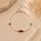 Pulsera Nepalés de Gemas Extra Finas - Perla y Cuentas Cortadas