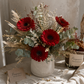 Gerbera preservada roja