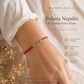 Pulsera Nepalés de Gemas Extra Finas - Cuenta Tribal de Coral