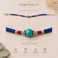Pulsera Nepalesa de Gemas Extra Finas – Ónix Azul