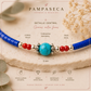 Pulsera Nepalesa de Gemas Extra Finas – Ónix Azul