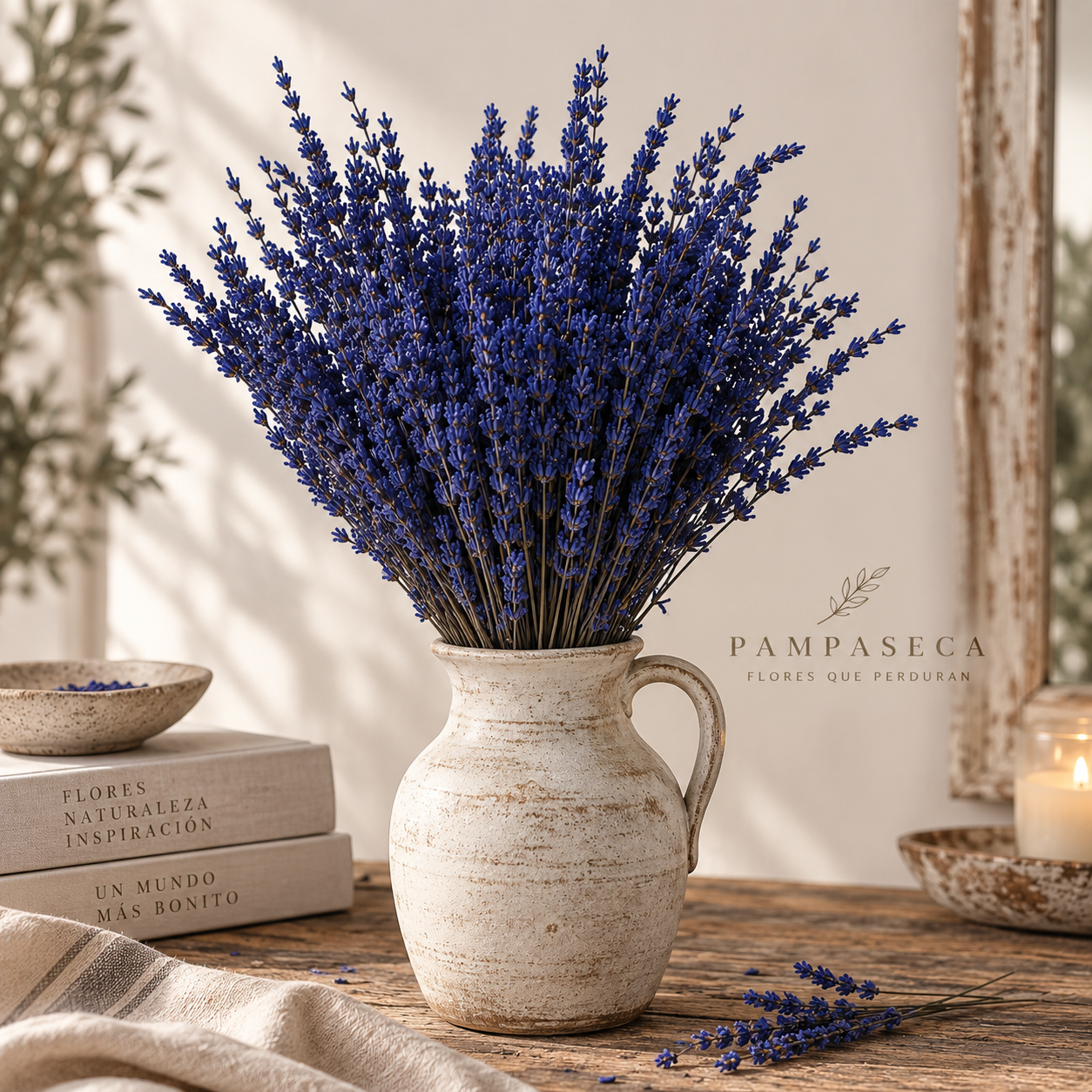 Lavanda Preservada azul